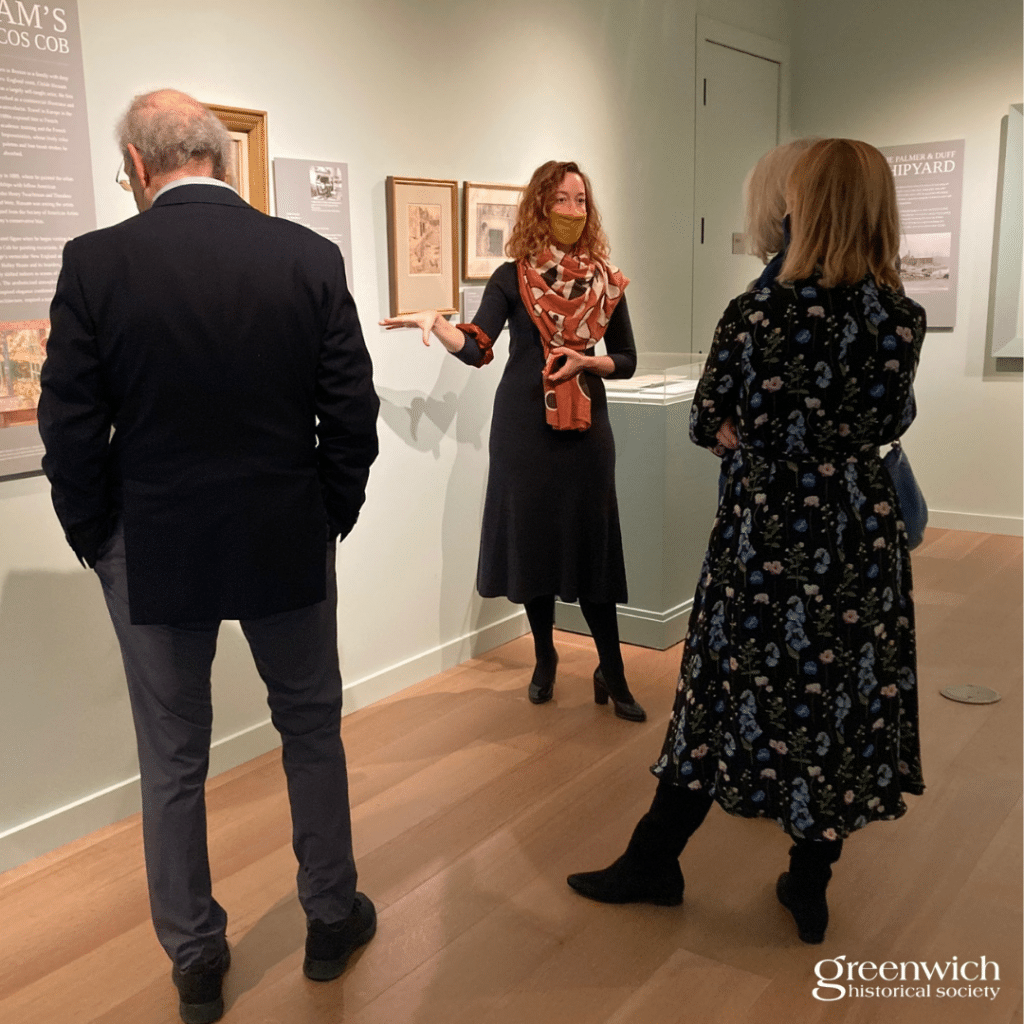 Curator Maggie Dimock Hassam Exhibit