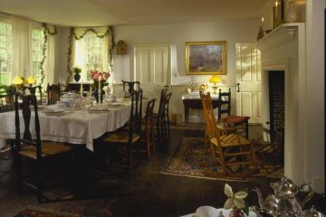 Bush Holley House dining room present day