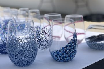 Blue-Waves-Hand-Painted-glasses-