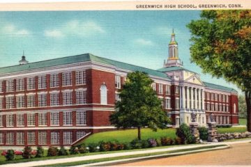 Greenwich High School Postcard