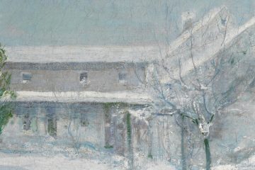 Old Holley House, Cos Cob by John H. Twachtman
