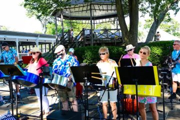 silver steel drum band